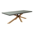 thumbnail image 2 of ZUO Suan Rectangular Dining Table Gray, 2 of 9