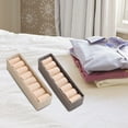thumbnail image 5 of Organizador de calcetines y ropa interior, estante plegable, caja de almacenamiento para calcetines, ropa interior, corbata, cinturón, alta capacidad, fácil de usar, para dormitorio, metal, 5 of 5