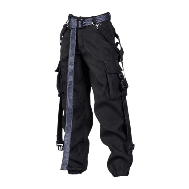 Figuras de acción femeninas a escala 1/6, conjunto de pantalones, disfraz para juego de simulación, muñeca Negro