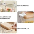 thumbnail image 2 of GOOHOCHY 1600ML Plastic Clear Cold Water Pitcher Wooden Lid Water Kettle Juice Tea Pot, 2 of 8
