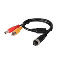 thumbnail image 1 of Cable de datos Adaptador de cable de extensión de cabeza de aviación a RCA macho DC macho para cámara (B) Tmvgtek Nuevos Originales, 1 of 7