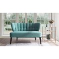 thumbnail image 2 of Becca Canal et Bouton Tufted Canapé Arctique Bleu, 2 of 9
