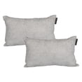 thumbnail image 1 of Cojin Riñonera Decorativa Rectangular Set de 2 Manhattan Gris, 1 of 4