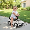 thumbnail image 6 of DOLU Ride-On Car for Toddlers, Foot-Powered Push Toy with Horn for 12 Months & Up, White, 6 of 9