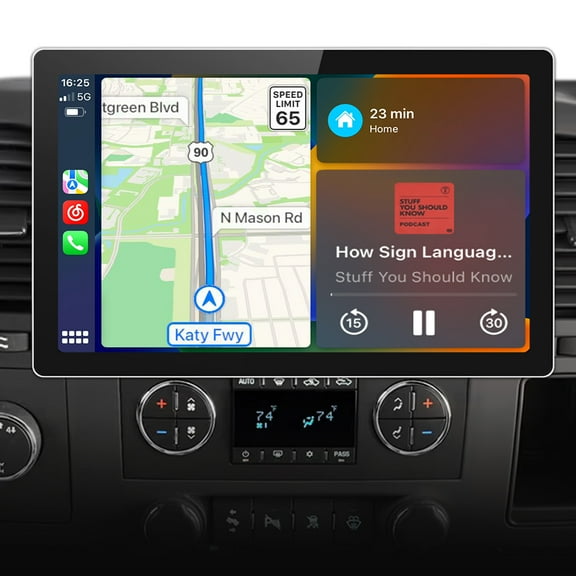 AWESAFE 11.5" Touchscreen Car Stereo Radio for Chevy Silverado/Tahoe/Equinox & GMC Sierra/Yukon 2007-2013 Wireless CarPlay & Android Auto Bluetooth Plug & Play Upgrade GPS 1080P Camera 2 32G