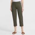 thumbnail image 4 of Lands' End Women's Starfish Mid Rise Pull-On Crop Pants, 4 of 6
