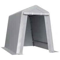 Outdoor Storage Shelter Shed 6x8 ft Waterproof Portable Canopy Carport Tent