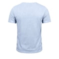 thumbnail image 6 of FINALGANG Mens Scoop Neck Short Sleeve Tee Soft Stretchy Relaxed Fit Plain Solid Color Everyday Basic Casual Top Versatile TShirts Blue M, 6 of 7