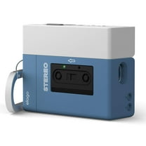 elago Cassette Tape Player Case Compatible with AirPods Pro 3 Case Cover, Lanyard Included, Wireless Charging, Shock Resistant, Full Protection, for Men, for Women (Blue)