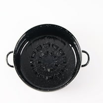 FENGGUIQU Black Enamel Roasting Pot with Lid, 2.5L Large Capacity, Safe and Convenient for Cooking