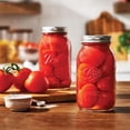 thumbnail image 6 of Ball Regular Mouth Glass Mason Jars with Lids and Bands, Used for Canning (Quart, 32 Ounce (Pack of 6)) : Home & Kitchen, 6 of 8