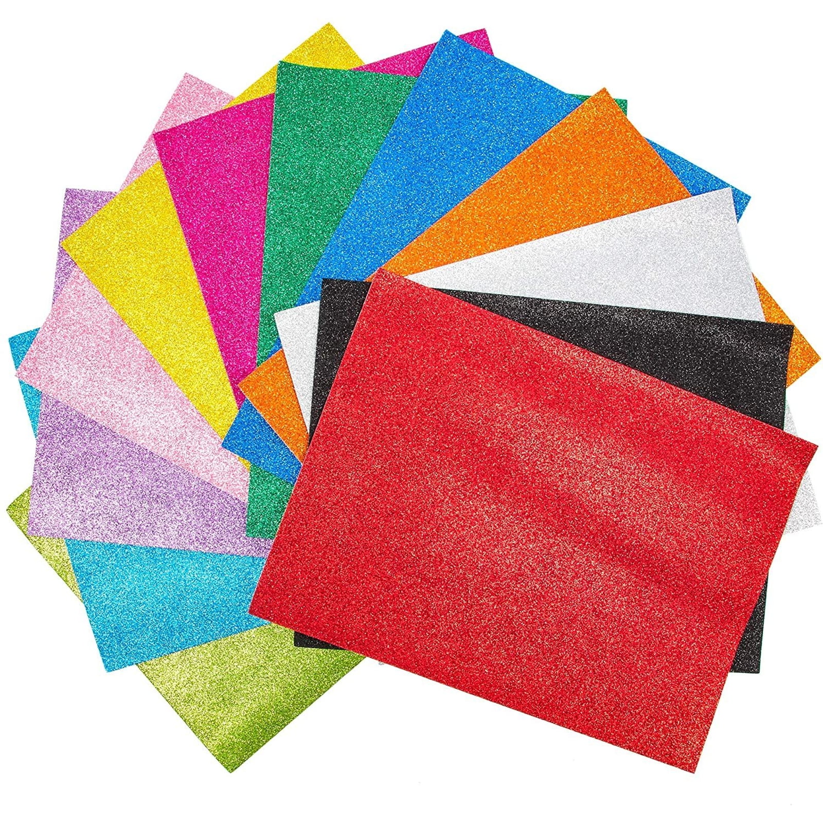 12 Colors, 48 Pack EVA Foam Sheets for Crafts 