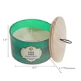 thumbnail image 3 of 14Oz 3 Wick Green Jar Scented Candle With Lid Mimosa - Set of 2, 3 of 4