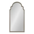 thumbnail image 3 of Kate and Laurel Hogan Wood Framed Arched Wall Mirror, 24 x 48, Gray, Farmhouse Moroccan Wall Mirror for Rustic Wall Decor Schemes, 3 of 8