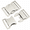 Silver, variant on IULAVP Metal Side Release Buckle, 5 Pcs Adjustable Quick Release Buckles for 25mm Strap Webbing, Sewing DIY Accessories for Bags, Belts, Backpacks, Pet Collars and Crafts
