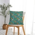 thumbnail image 5 of Pofeuu Jungle Animals Print Double-sided plush pillowcase Square Throw Pillow Covers Pillows Cover for Living Room Bedroom Sofa Couch Cushion Cover（No pillow core）-22"x22", 5 of 7