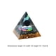 thumbnail image 3 of Pirámide de orgonita hecha a mano Generador de energía de orgón curativo de piedra de cristal natural Likrtyny Para estrenar, 3 of 6