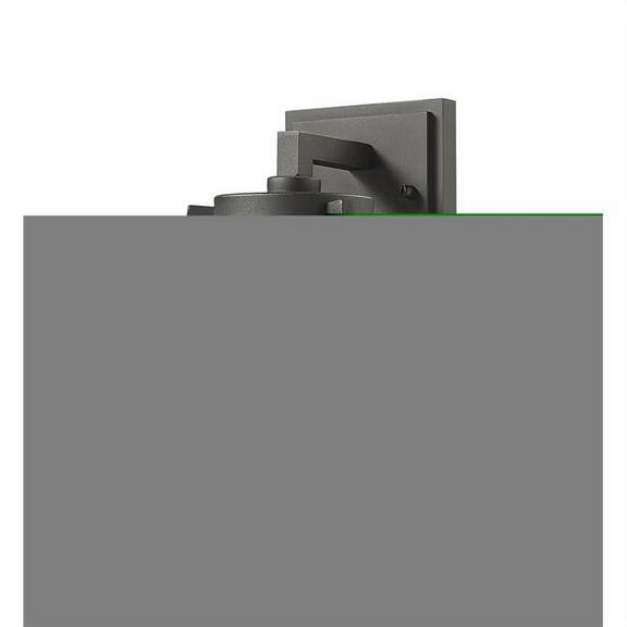 Z Lite 591S-BK 9 in. Helix 1 Light Outdoor Wall Sconce, Black