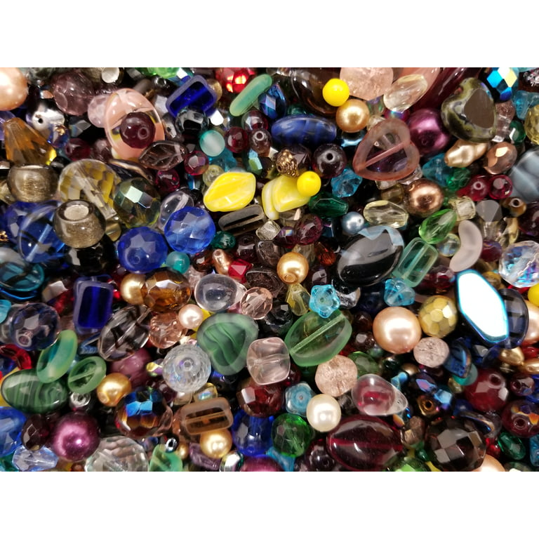 Glass Beads Bulk In Assorted Sizes For Jewelry Making 