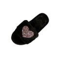 thumbnail image 2 of uublik Women's House Fuzzy Slippers Memory Foam Open-Toe Slippers Soft Fleece Indoor Shoes Indoor/Outdoor Slippers, Pink, 2 of 7
