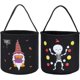 thumbnail image 1 of Bolsas para dulces o trucos de Halloween, cubos de dulces de Halloween, bolsas de regalo de tela para fiestas de Halloween, 2 uds., 1 of 4