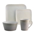 thumbnail image 1 of Set Vajilla de Cerámica Blanca, Colección Luxor, Diseño Cuadrado Elegante, Vajilla 16 Piezas para 4 Personas con Caja de Regalo, 1 of 13