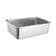 thumbnail image 4 of Caja de arena de acero inoxidable Yinane bandeja de arena alta antisalpicaduras portátil, 4 of 8