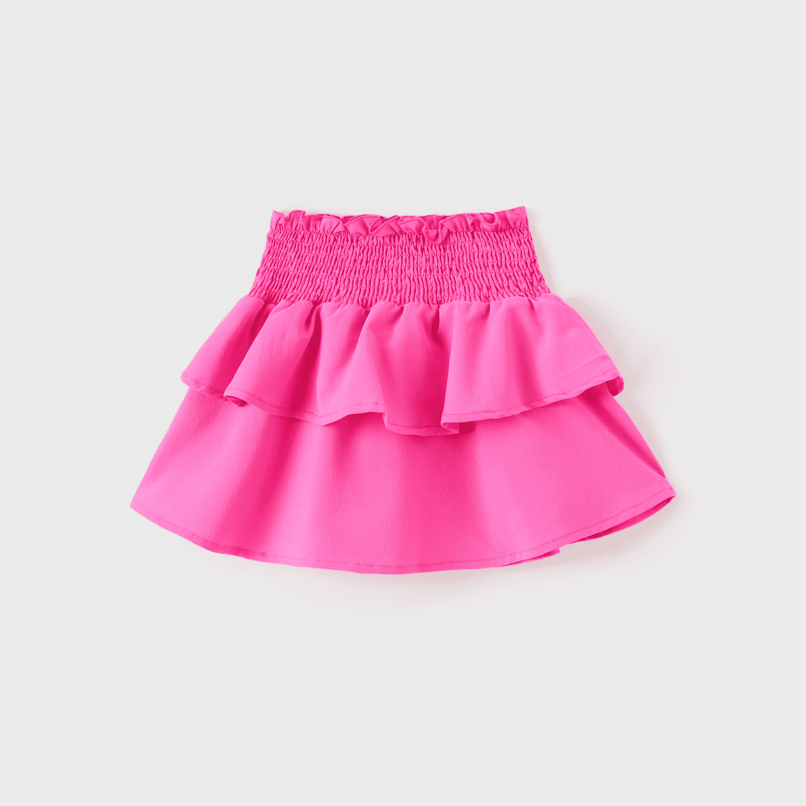 Barbie Girls Dress Cotton Drawstring Short Sleeves Top with Smocking Skirt Set Sizes 3-13