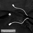 thumbnail image 6 of Willstar Rain Coat Weather Multi-Use Waterproof Poncho Army poncho black, 6 of 11