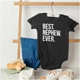 thumbnail image 4 of Best Nephew Ever Family Aunt Uncle Bodysuit Jumper Boys Infant Baby Brisco Brands 18M, 4 of 6