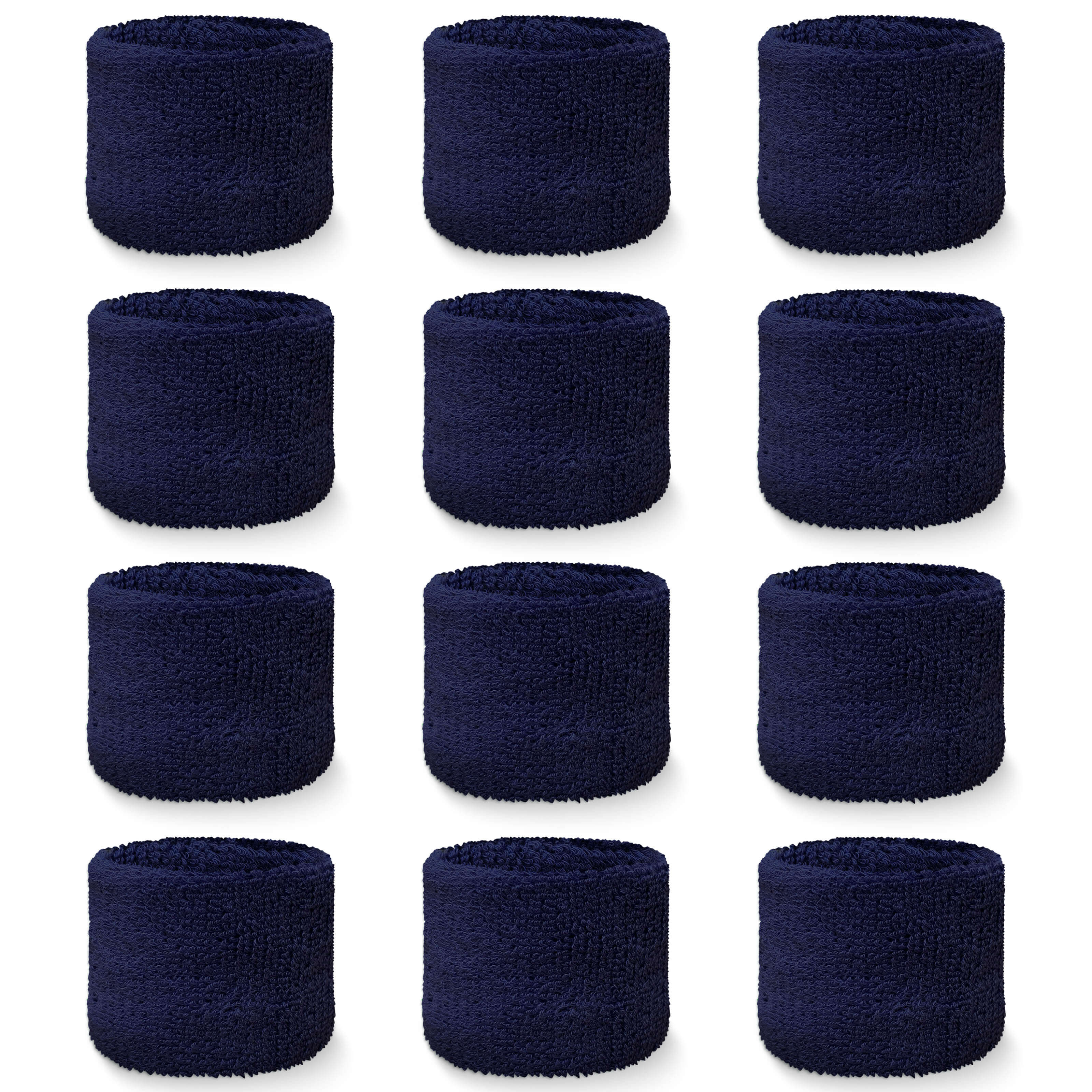 Navy 4 Inch Wristbands