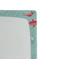 thumbnail image 3 of Ambesonne Coral Fitted Sheet, Fishes Coral Reef Aquatic, Queen Size, Dark Coral Pale Blue, 3 of 3