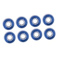 thumbnail image 2 of 8x rodamientos de bolas para monopatín Abec 11 / rodamientos de 608 RS rodamientos de bolas para patines de longboard - Azul Sunnimix Rodamientos de skateboard 608RS, 2 of 6