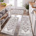 thumbnail image 1 of HEBE Boho Kitchen Rug Sets 3 Piece with Runner Non Slip Kitchen Rugs and Mats Washable Kitchen Mats for Floor Thick Kitchen Floor, 1 of 7