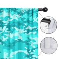 thumbnail image 4 of Blackout Kids Curtains,Light Blue Camo Classic Pattern Childrens Insulated Curtains Set Of 2,Bedroom Essentials,Toddler Room Decor 42"x84", 4 of 5