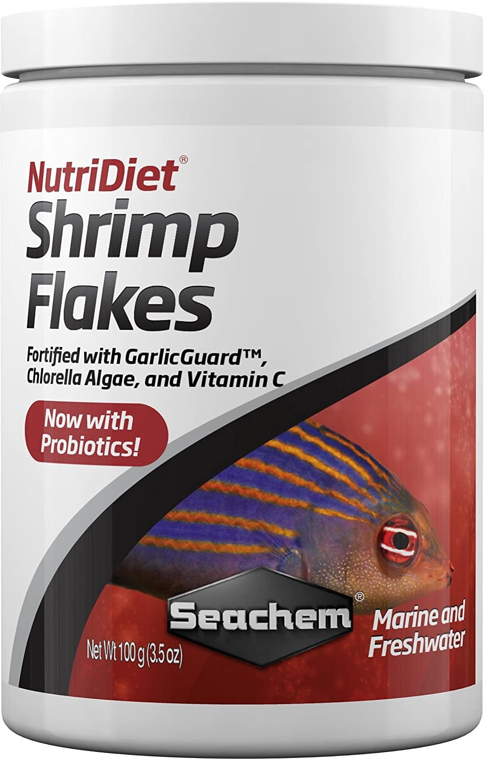 NutriDiet Shrimp Flakes Probiotic Fish Food Formula with GarlicGuard