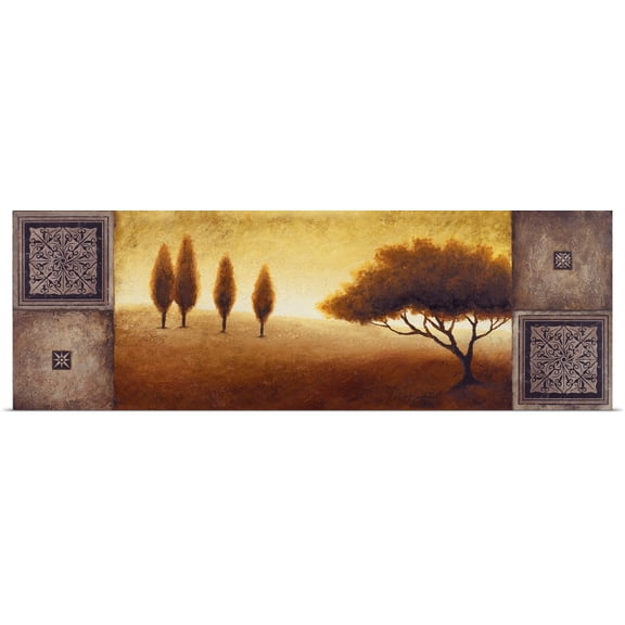 Great BIG Canvas | Rolled Michael Marcon Poster Print entitled Warm Horizon I