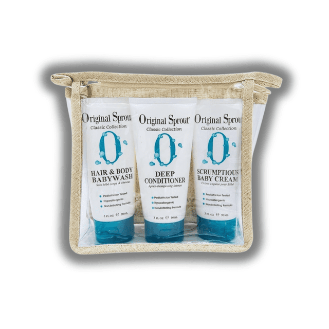 Acondicionador profundo Travel Trio Original Sprout para cabello y cuerpo