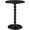 Black, variant on Palm Beach Spindle Table 17.75" - Traditional Round End Table for Living Room, Turned Solid Wood Side Table, Classic Display Pedestal Table, Blue