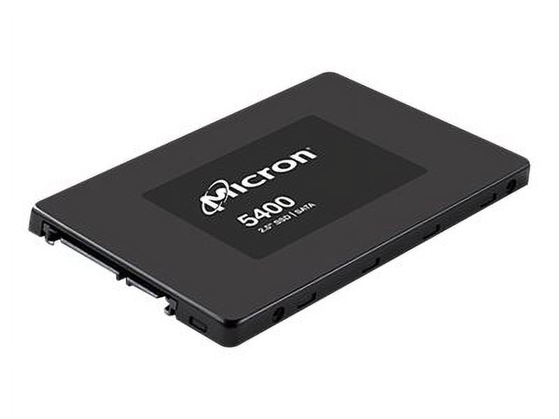 Micron 5400 PRO - SSD - Read Intensive - encrypted - 1.92 TB - hot-swap - 2.5" - SATA 6Gb/s - 256-bit AES - Self-Encrypting Drive (SED), TCG Enterprise - for ThinkEdge SE450 7D8T (2.5"); ThinkSystem SR250 V2 7D7Q, 7D7R (2.5"); ST250 V2 7D8F, 7D8G