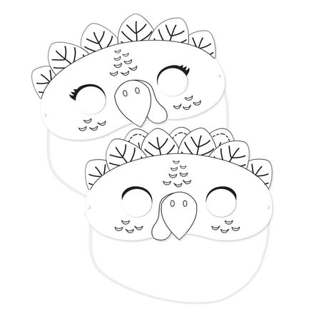Way to Celebrate Kids Thanksgiving Masks, 8 ct