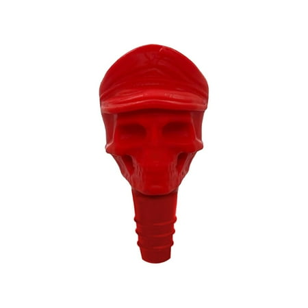

Clearance!! Lunaluna Head Silicone Red Wine Stopper Household Food Grade Bottle Sealed Preservation Cover Bar Atmosphere Prop