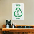 thumbnail image 6 of Waste Food Scraps Sign Safe Sign, Signs Outdoor, 12 X 8 In, Sign For Home, Business, Driveway Alert, 6 of 6