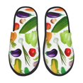 thumbnail image 1 of Balery Vegetables2 Pantuflas de Casa de Felpa Silenciosas con Diseño Estampado, Zapatillas Cómodas Antideslizantes de Algodón para Interior-Medium, 1 of 8