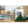 thumbnail image 2 of Ahgly Company Machine Washable Indoor Round Transitional Dark Forest Green Area Rugs, 5' Round, 2 of 7