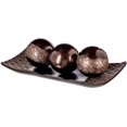thumbnail image 1 of Set de bandejas y bolas Creative Scents Dublin Brown Resin, 1 of 9