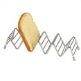 thumbnail image 2 of Generic Taco Holder, Stainless Steel Taco Holder Taco Shell Holder Taco Stand Taco Holders Taco Rack Taco Tray for Microwave Air Fryer (4-5 grids), 2 of 5