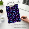 thumbnail image 2 of FMSHPON Butterfly Pattern Clipboard Hardboard Wood Nursing Clip Board and Pull for Standard A4 Letter 13x9 inches, 2 of 2