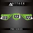 thumbnail image 2 of Attack Graphics Pro Series Number Plate Backgrounds for Kawasaki KX100 2005, 2 of 3