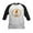 Black/White, variant on CafePress - Autumn Gnome Wreath Baseball Jersey - Kids Cotton Baseball Jersey, 3/4 Sleeve Shirt